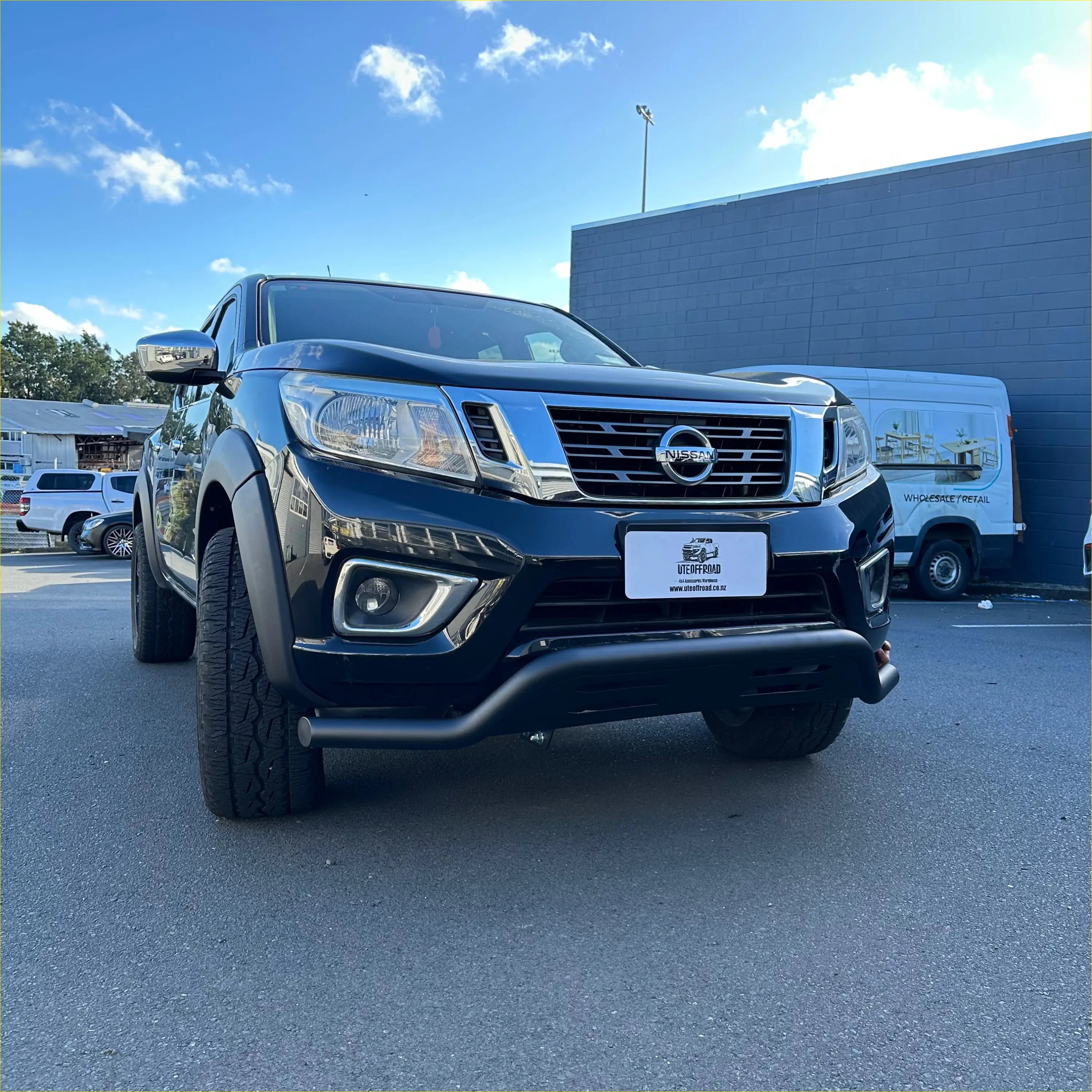 Nudge bar for Nissan Navara NP300 2015-2020 Black Q1