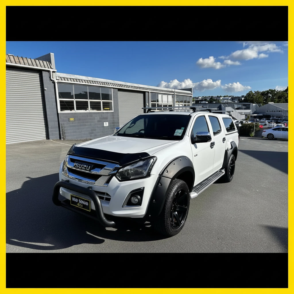 Nudge Bar Medium Size Isuzu D-Max 2012-2020 Matte Black