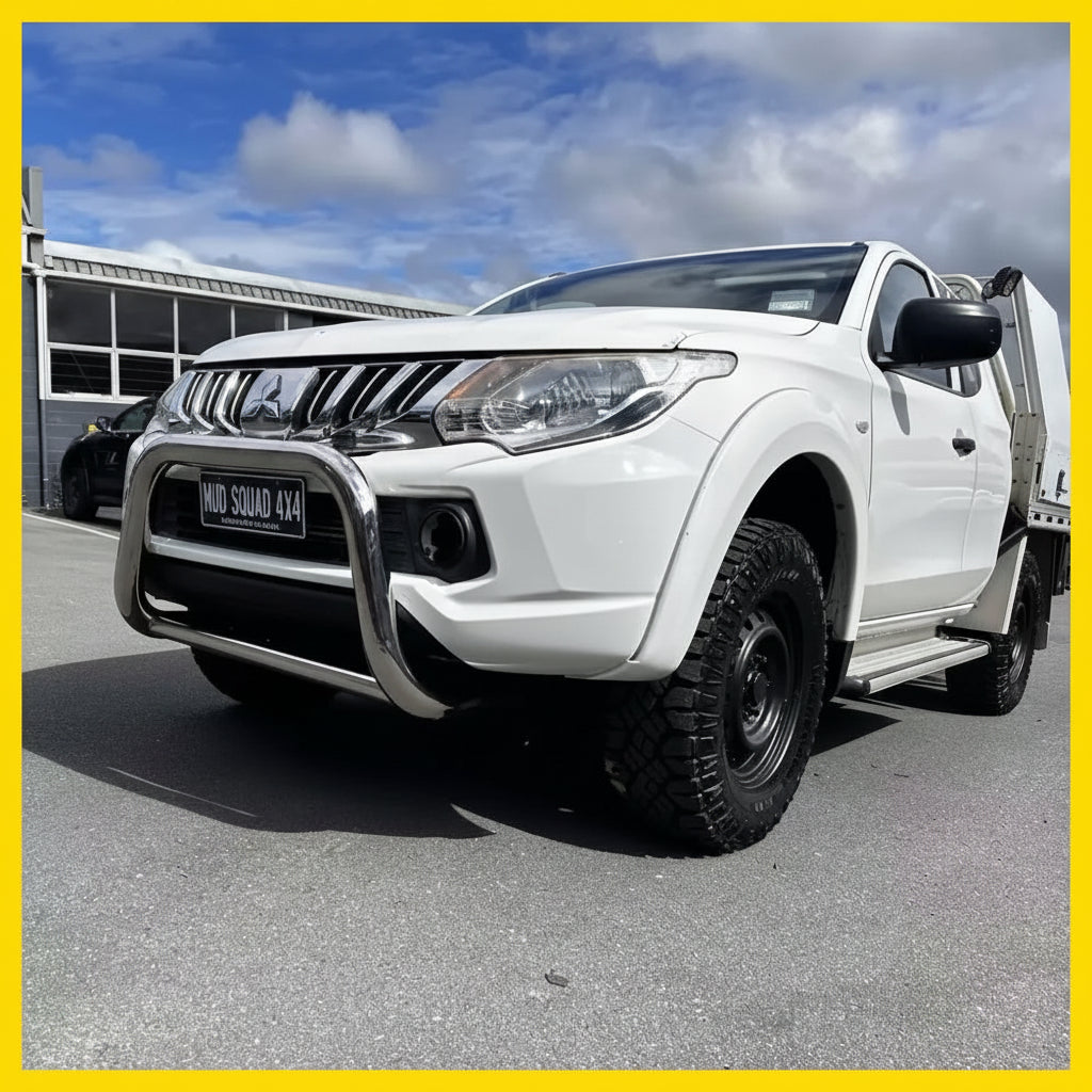 Nudge Bar Mitsubishi Triton/Pajero 2015-2018 Chrome