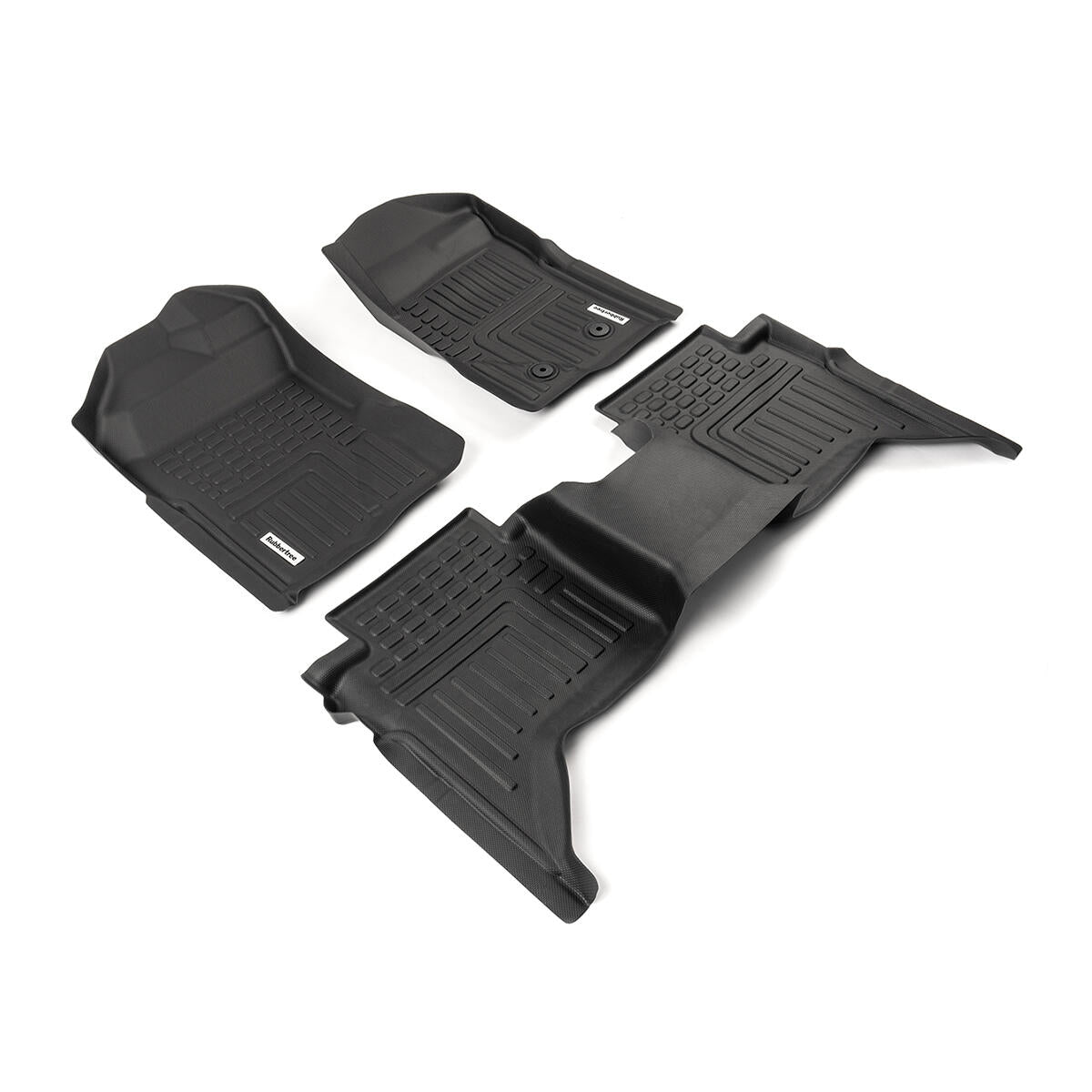 Premium Deep Dish Rubber Floor Liners Volkswagen Amarok 2023+ Dual Cab