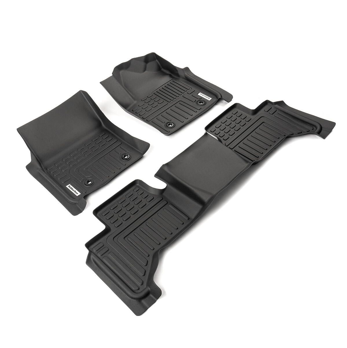 Premium Deep Dish Rubber Floor Mats for Toyota Landcruiser J300 7 Seat 2021+