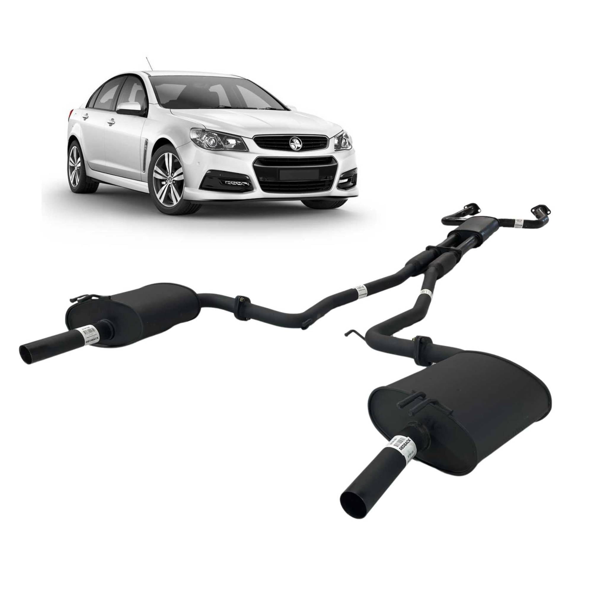 Redback 2.25’’ Dual Cat Back Exhaust for Holden Commodore VE/VF Sedan - Performance Exhaust System