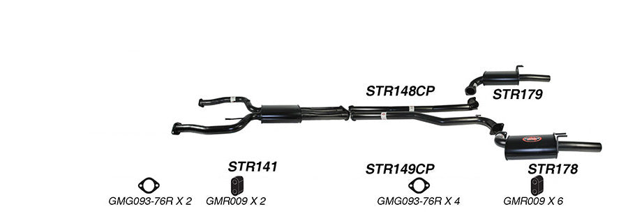 Redback 3’’ Dual Exhaust for Holden Commodore VE/VF V8 Ute - Performance Exhaust System
