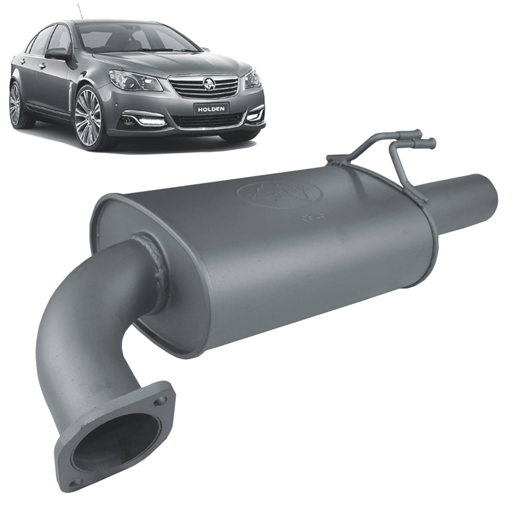 Redback 3’’ Rear Muffler for Holden Commodore VE/VF - Driver Side - Performance Exhaust System