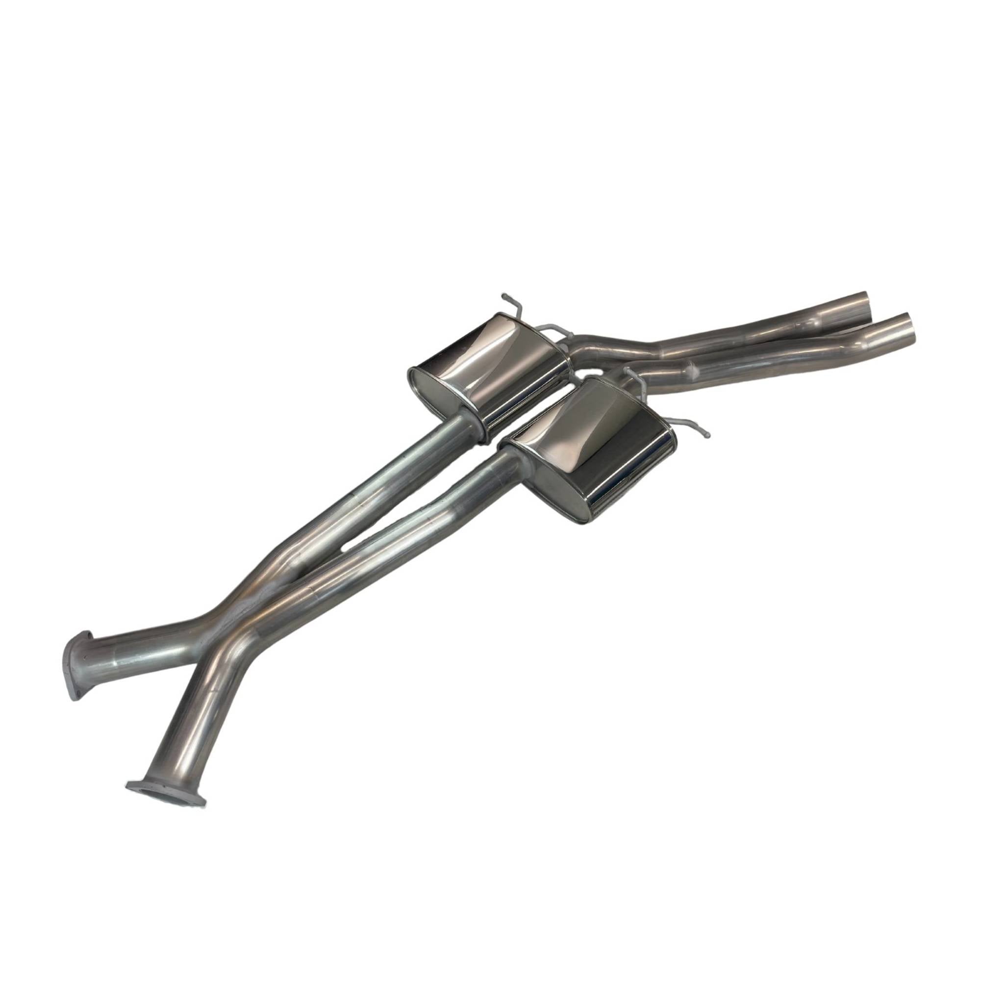 Redback Dual 3’’ 409 Centre Muffler for VT VX VY VZ V8 Sedan - Performance Exhaust System