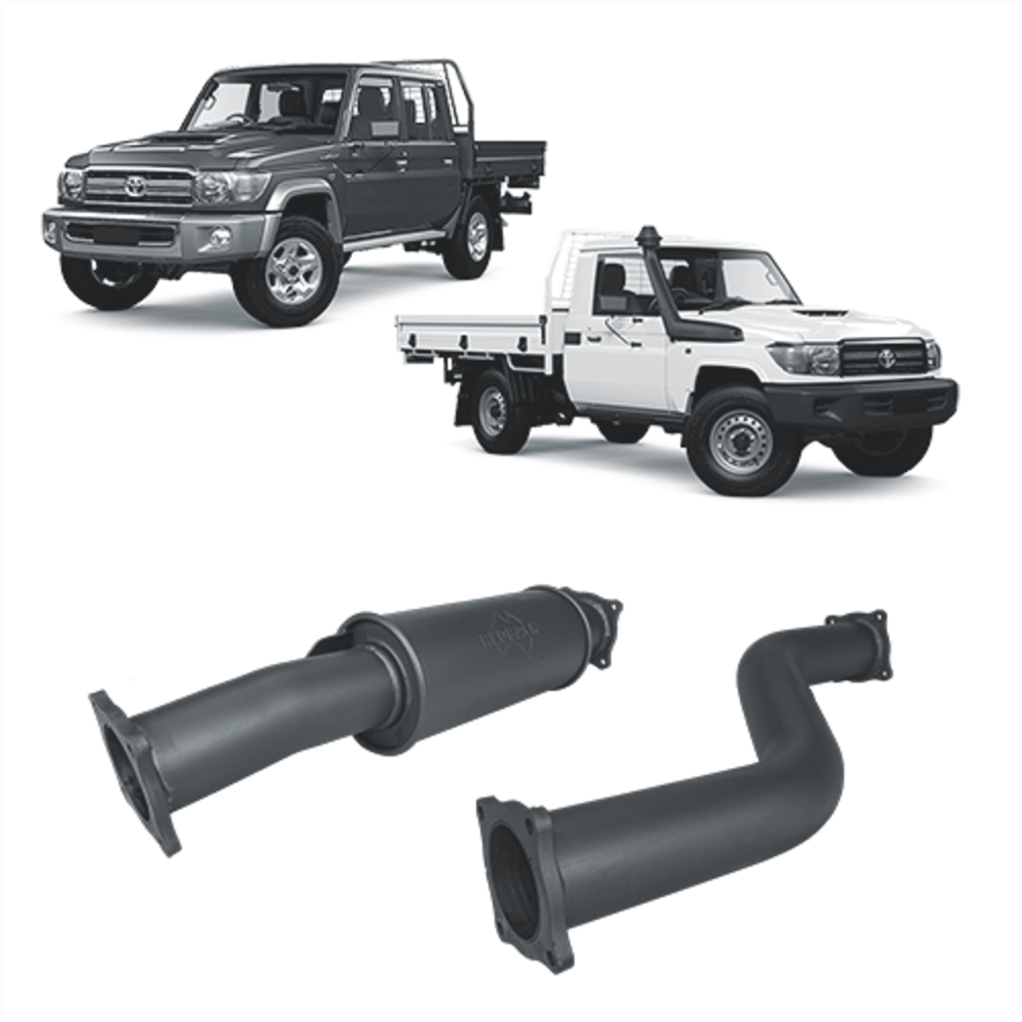 Redback Extreme Duty Auxiliary Fuel Tank Adaptor for Toyota Landcruiser 79 Series Double Cab (2012 on) Single Cab