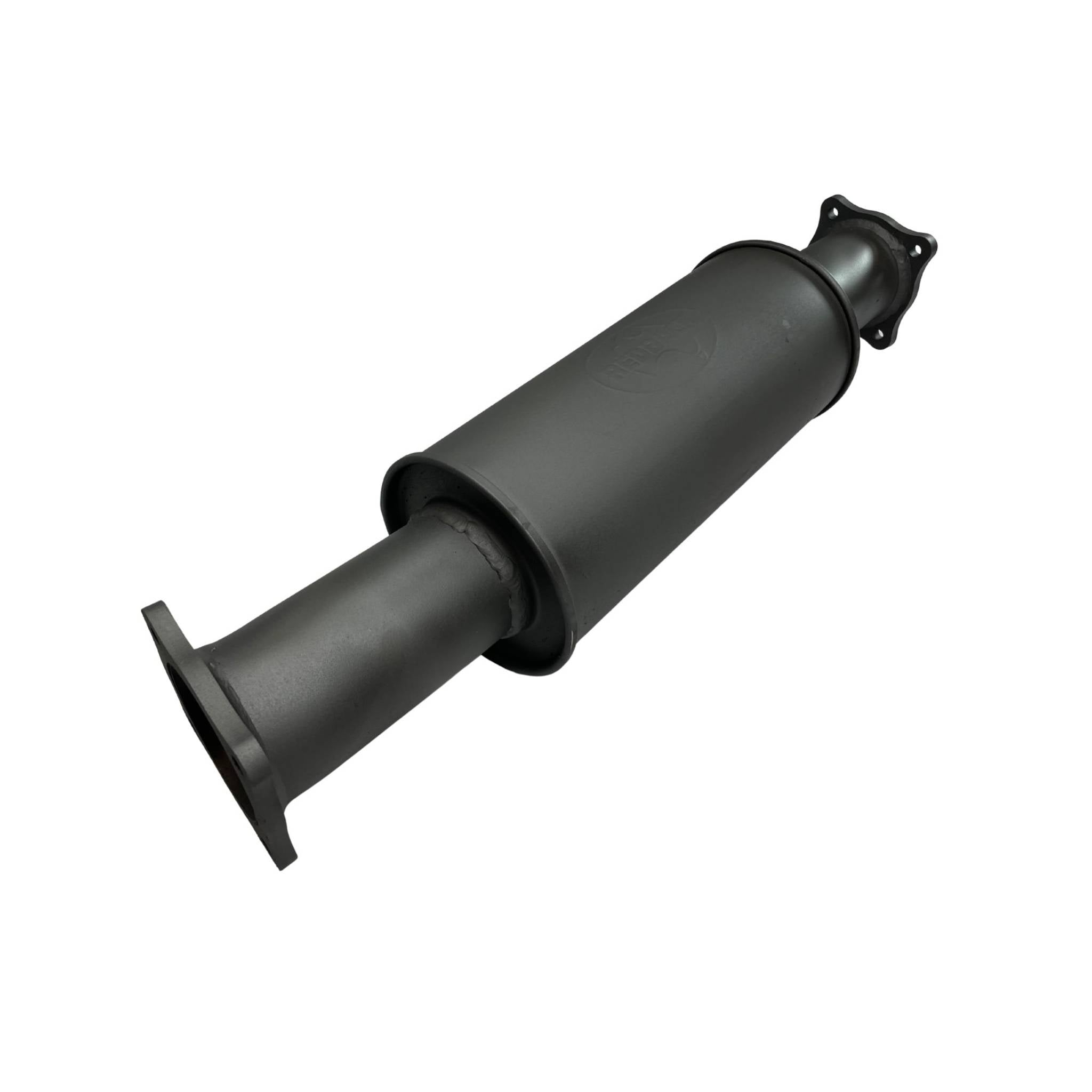 Redback Extreme Duty Centre/Offset 3.5’’ 6’’ Round Resonator Muffler - 4x4 Muffler Sound Option
