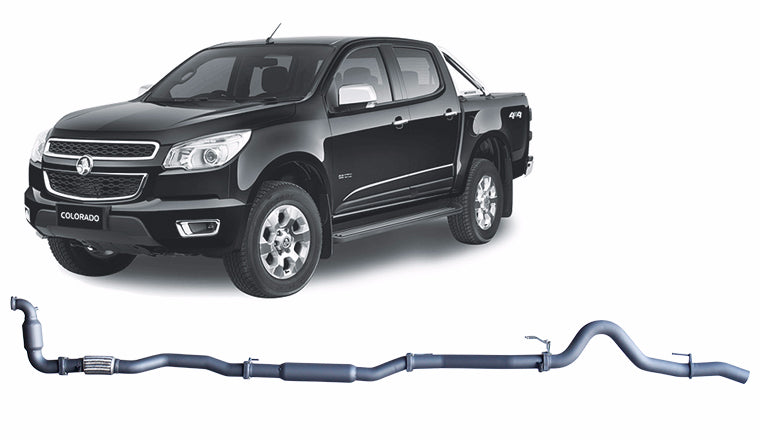 Redback Extreme Duty Exhaust for Holden Colorado RG 2.8L (06/2012 - 08/2016) - With Cat / Pipe Only (Loud) - 4x4