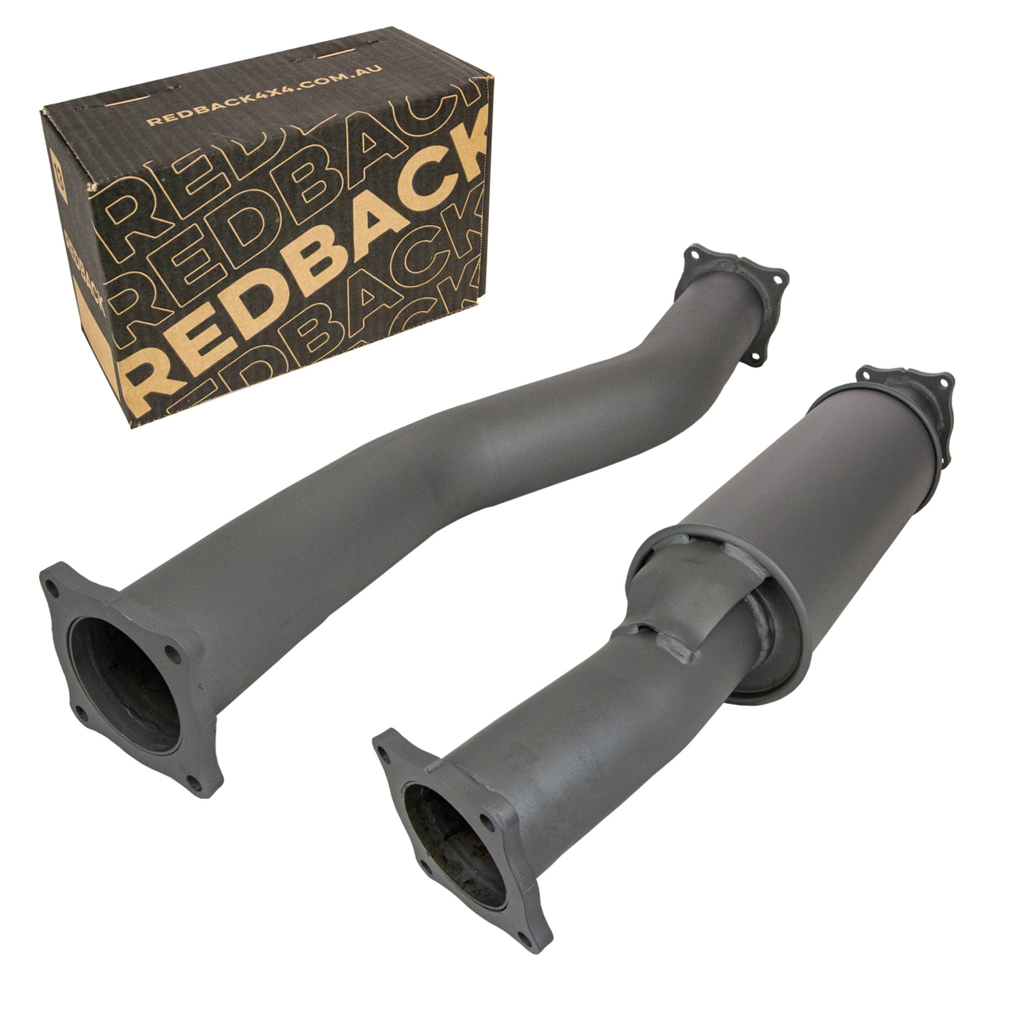 Redback Extreme Duty Exhaust for Toyota Landcruiser 76 Series Wagon with Auxiliary Fuel Tank (01/2007 - 10/2016) - 4x4