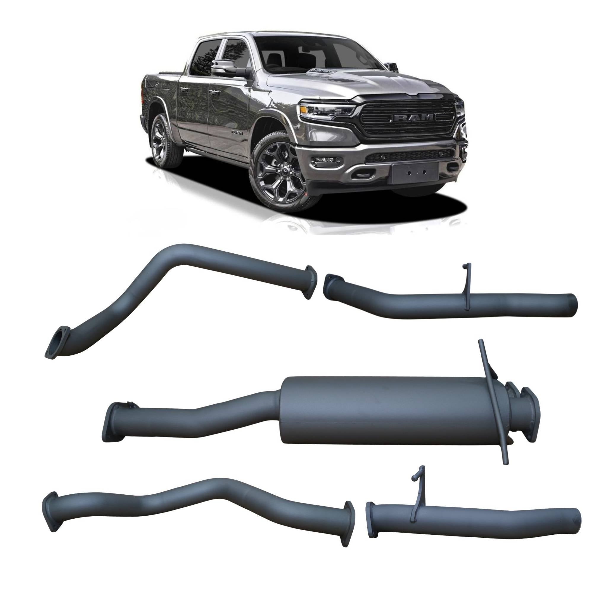 Redback Extreme Duty Exhaust System for RAM 1500 DT (06/2018 - on) - 4x4 Performance System