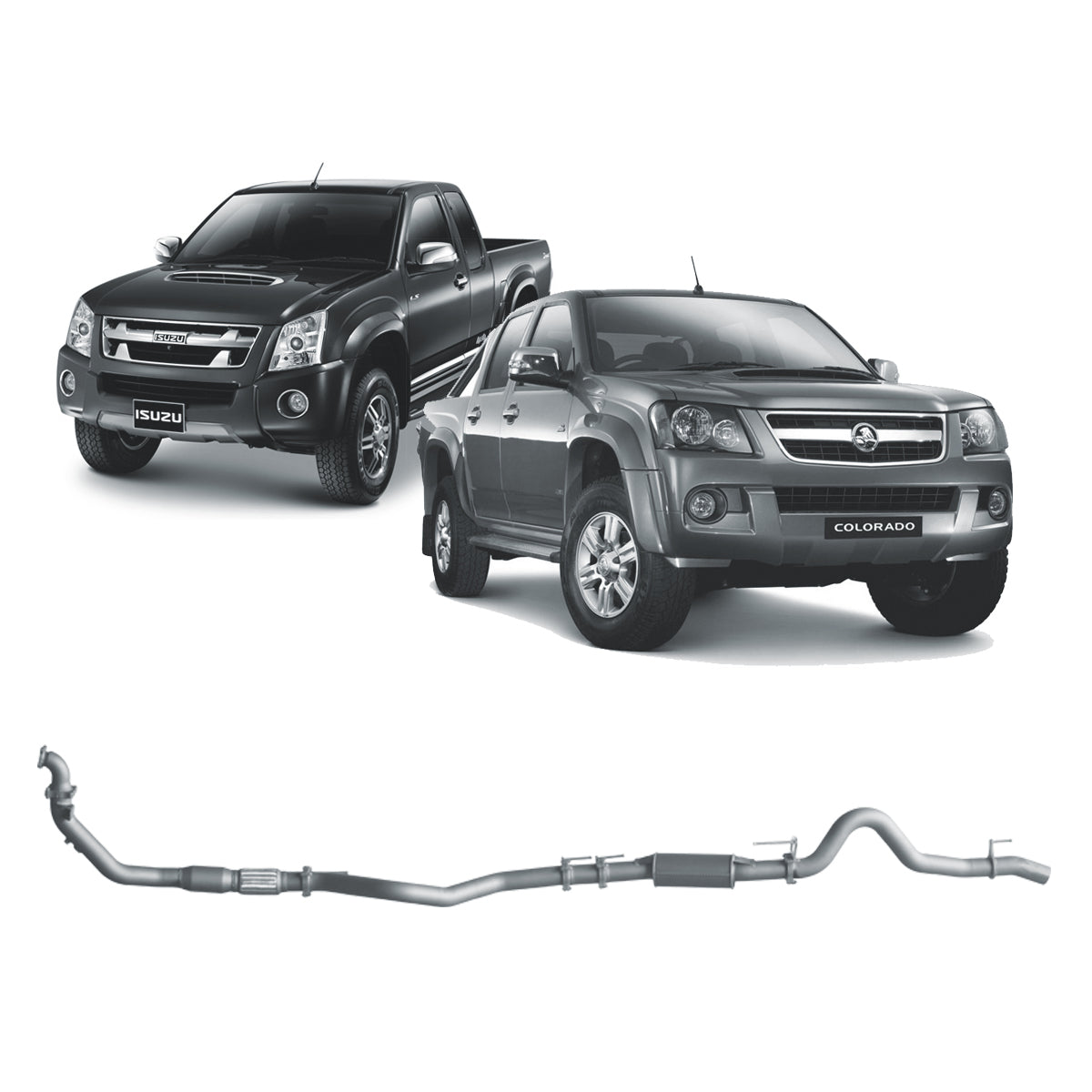 Redback Extreme Duty for Holden Rodeo (01/2007 - 06/2008) Colorado (03/2008 - 06/2012) Isuzu D-MAX (01/2007 - 08/2012)