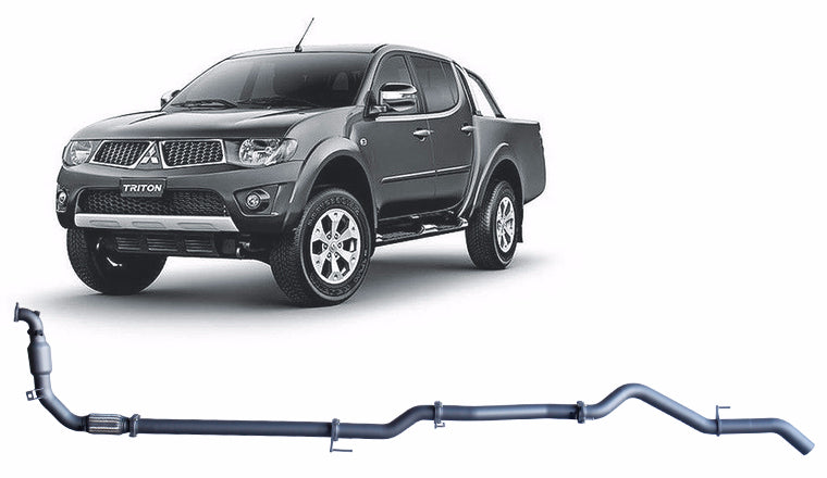 Redback Extreme Duty for Mitsubishi Triton MN (09/2009 - 04/2015) - With Cat / Pipe Only (Loud) - 4x4 Performance System