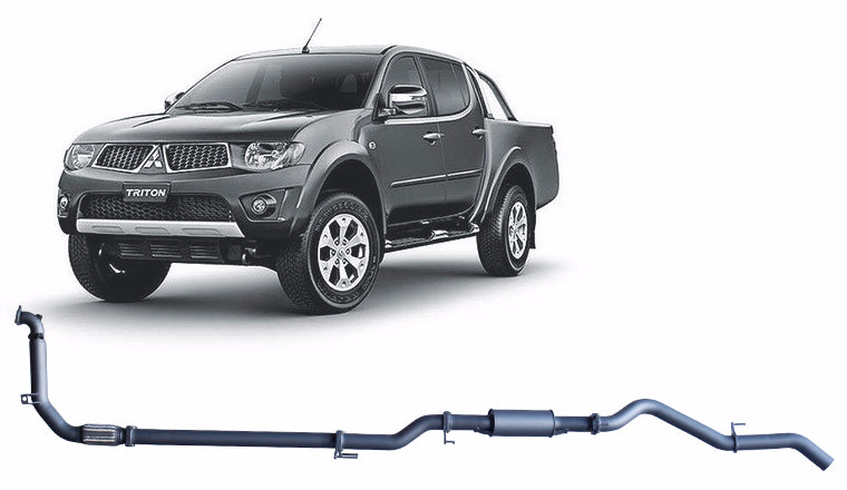 Redback Extreme Duty for Mitsubishi Triton MN (09/2009 - 04/2015) - Without Cat / Resonator (Medium) - 4x4 Performance