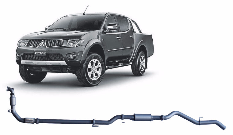Redback Extreme Duty for Mitsubishi Triton MN (09/2009 - 04/2015) - With Cat / Resonator (Medium) - 4x4 Performance