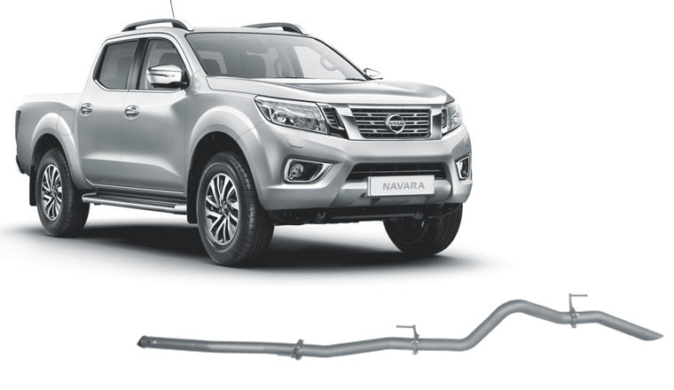 Redback Extreme Duty for Nissan Navara NP300 2.3L Twin Turbo (01/2015 - on) - Pipe Only (Loud) - 4x4 Performance System