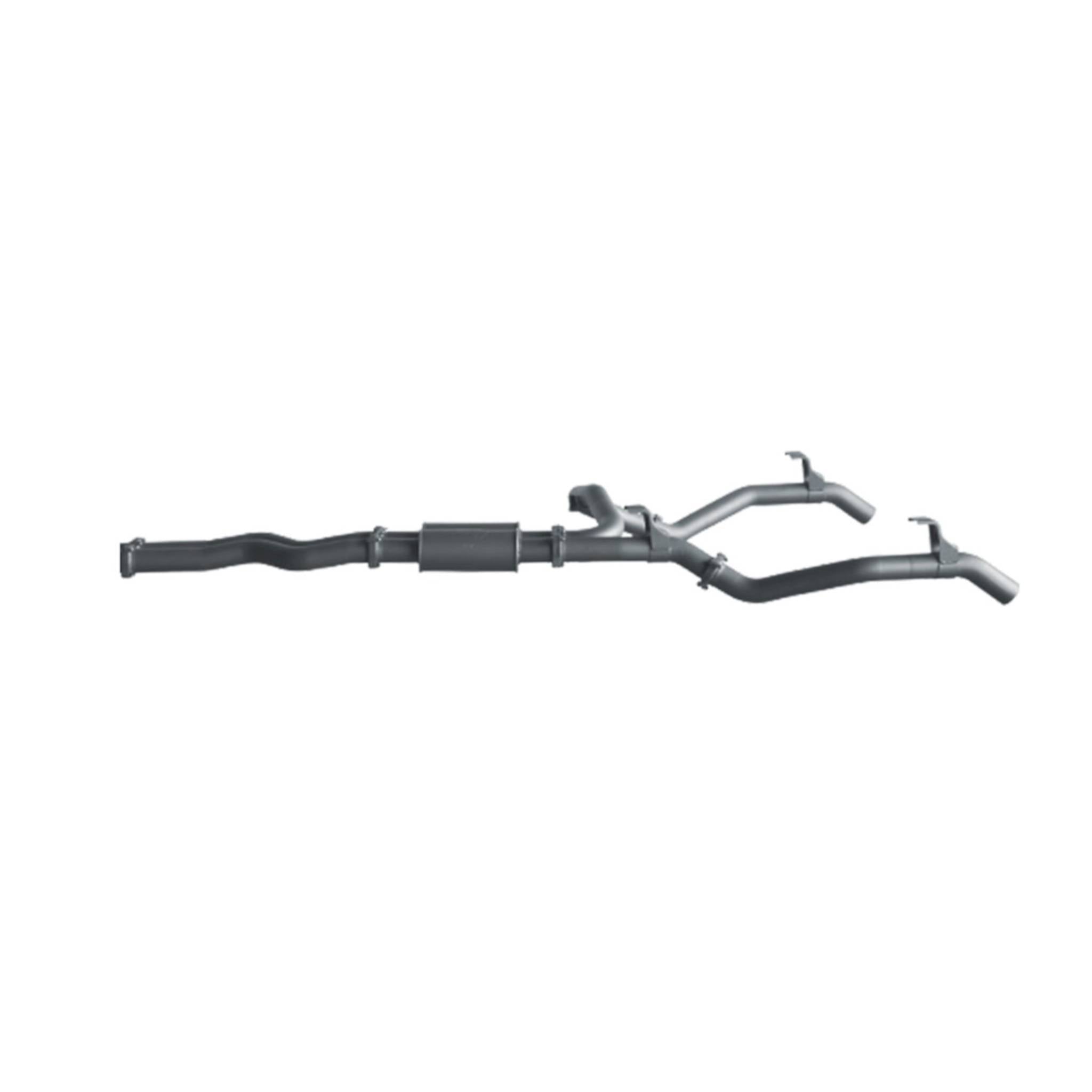 Redback Extreme Duty Twin Exhaust for Toyota Landcruiser 76 Series Wagon (11/2016 - on) - Resonator (Medium) - 4x4