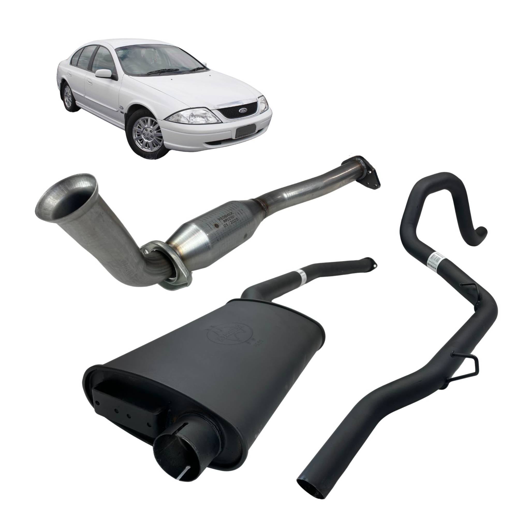 Redback Manifold Back Exhaust for Ford AU EA EB ED EF EL AU Sedan - Performance Exhaust System