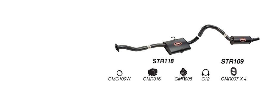 Redback Performance 2.5’’ Cat back Exhaust for Holden Commodore VS Wagon V6 (04/1995 - 1997) - Performance Exhaust