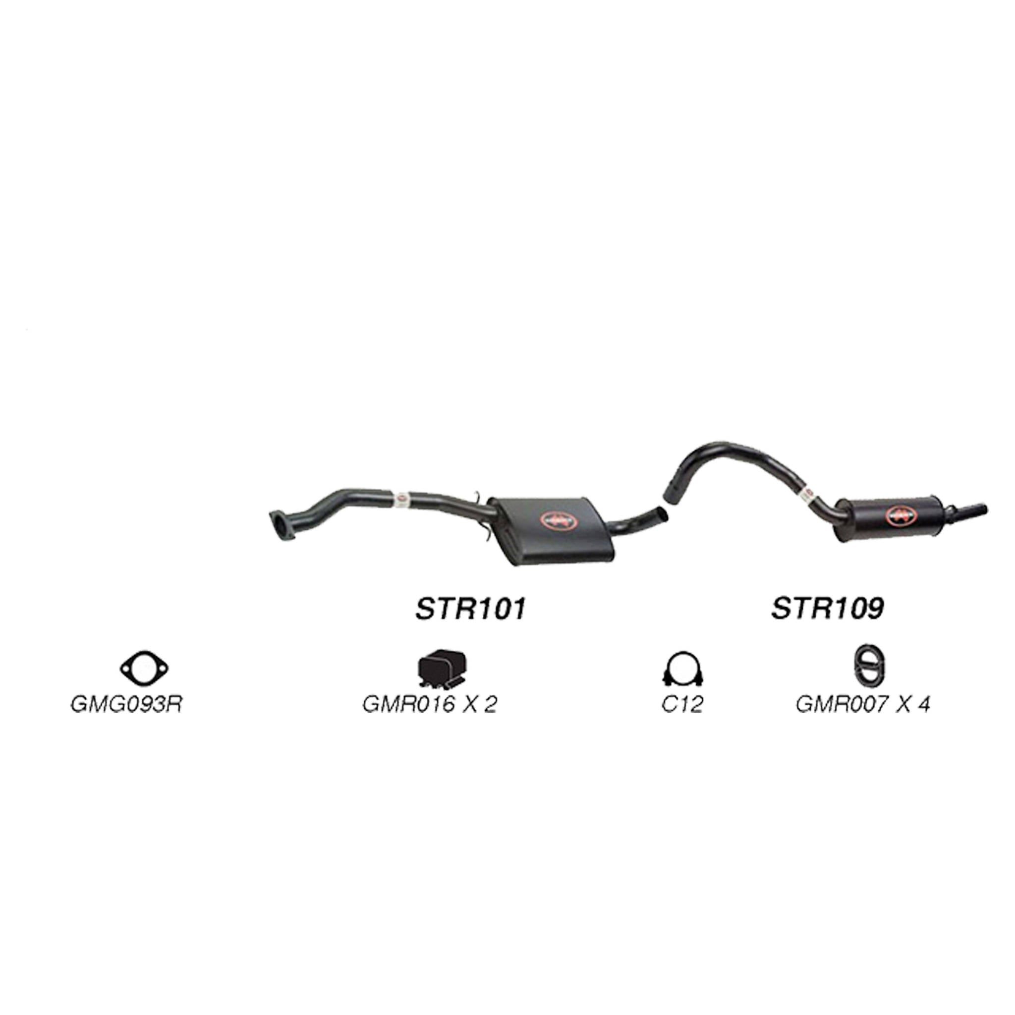 Redback Performance 2.5’’ Exhaust System for Holden Commodore VL V8 5.0 Wagon - Performance Exhaust System