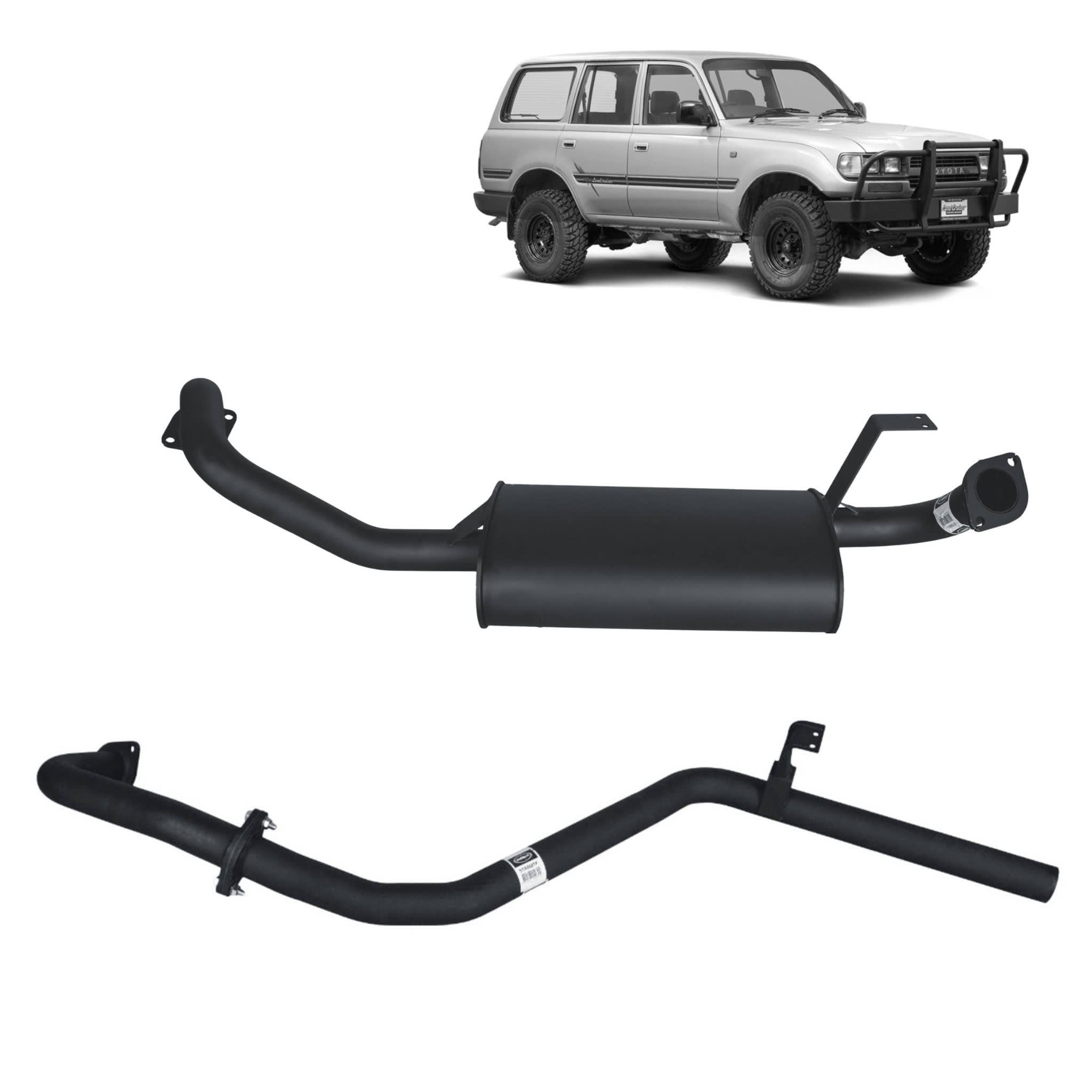 Redback Performance Exhaust for Toyota Landcruiser 80 Series Wagon 4.2L 1HZ & 4.5L FZ - Performance Exhaust System