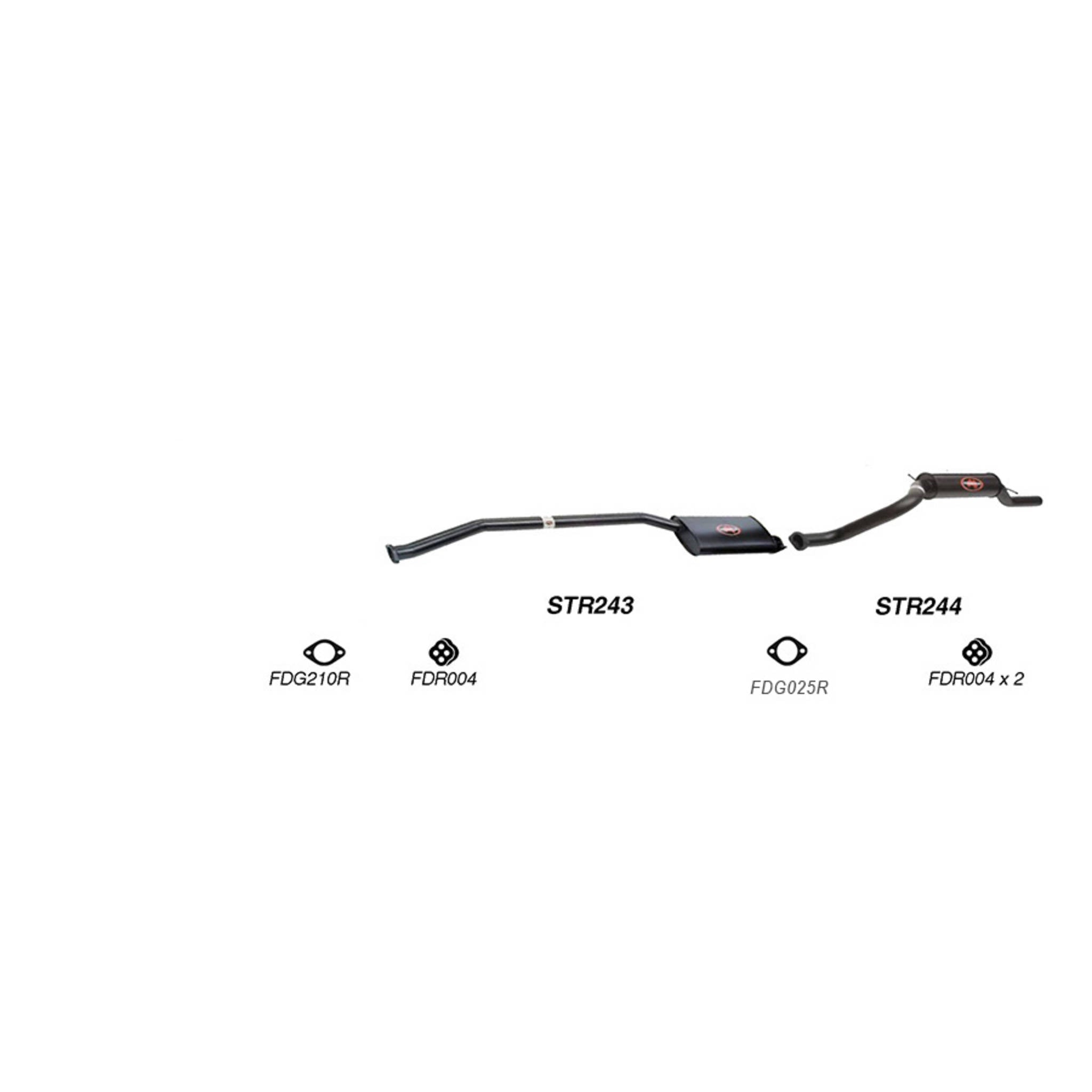 Redback Performance Exhaust System for Ford Falcon (07/1998 - 09/2002) Ford Falcon (07/1998 - 09/2002) - Performance