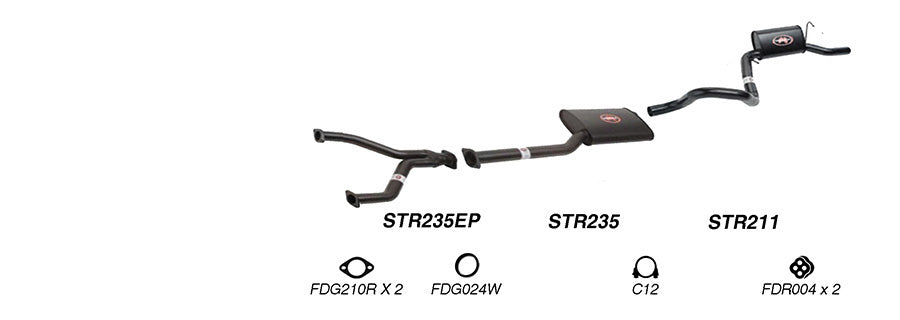 Redback Performance Exhaust System for Ford Falcon (09/1998 - 09/2002) Ford Falcon (09/1998 - 09/2002) Ford Falcon