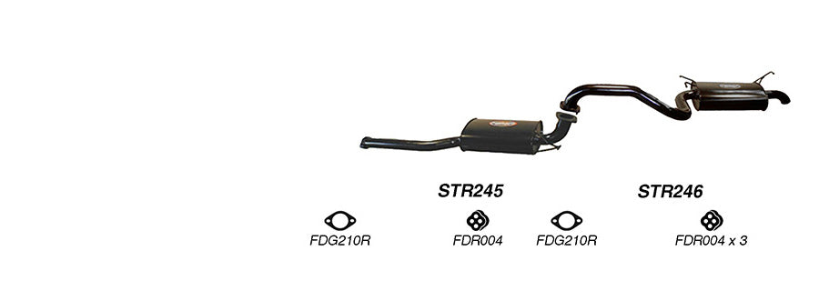 Redback Performance Exhaust System for Ford Falcon (09/2002 - 04/2008) Fairmont (09/2002 - 04/2008) - Performance