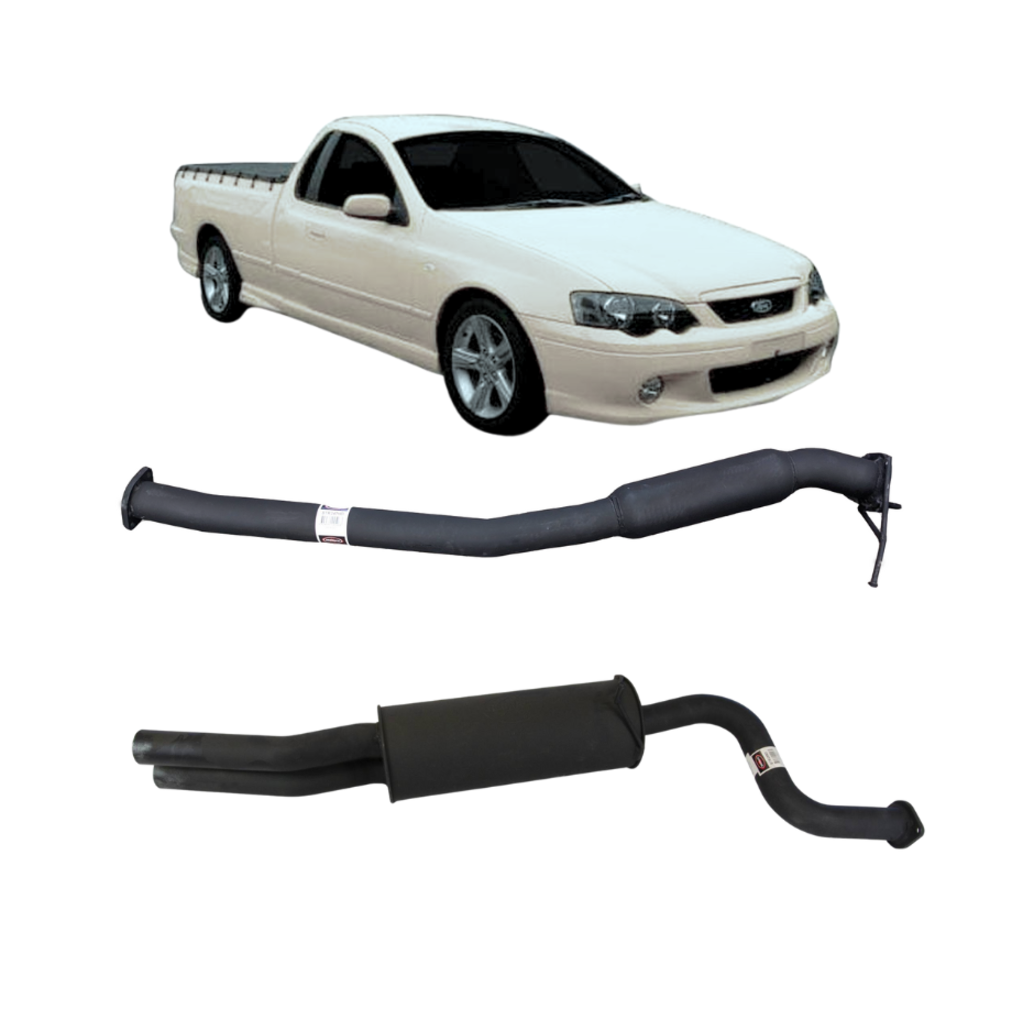 Redback Performance Exhaust System for Ford Falcon (09/2002 - 11/2014) Ford Falcon (09/2002 - 12/2014) - Performance