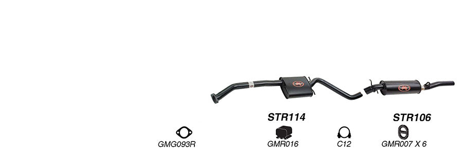 Redback Performance Exhaust System for Holden Caprice (04/1990 - 06/1999) Commodore (04/1990 - 06/1999) Statesman