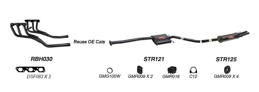 Redback Performance Exhaust System for Holden Statesman (06/1999 - 2004) Caprice (06/1999 - 2004) - Performance Exhaust