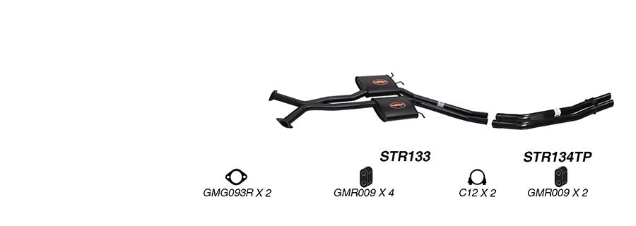 Redback Performance Exhaust System for Holden Statesman (09/1997 - 09/2007) Caprice (09/1997 - 09/2007) Commodore