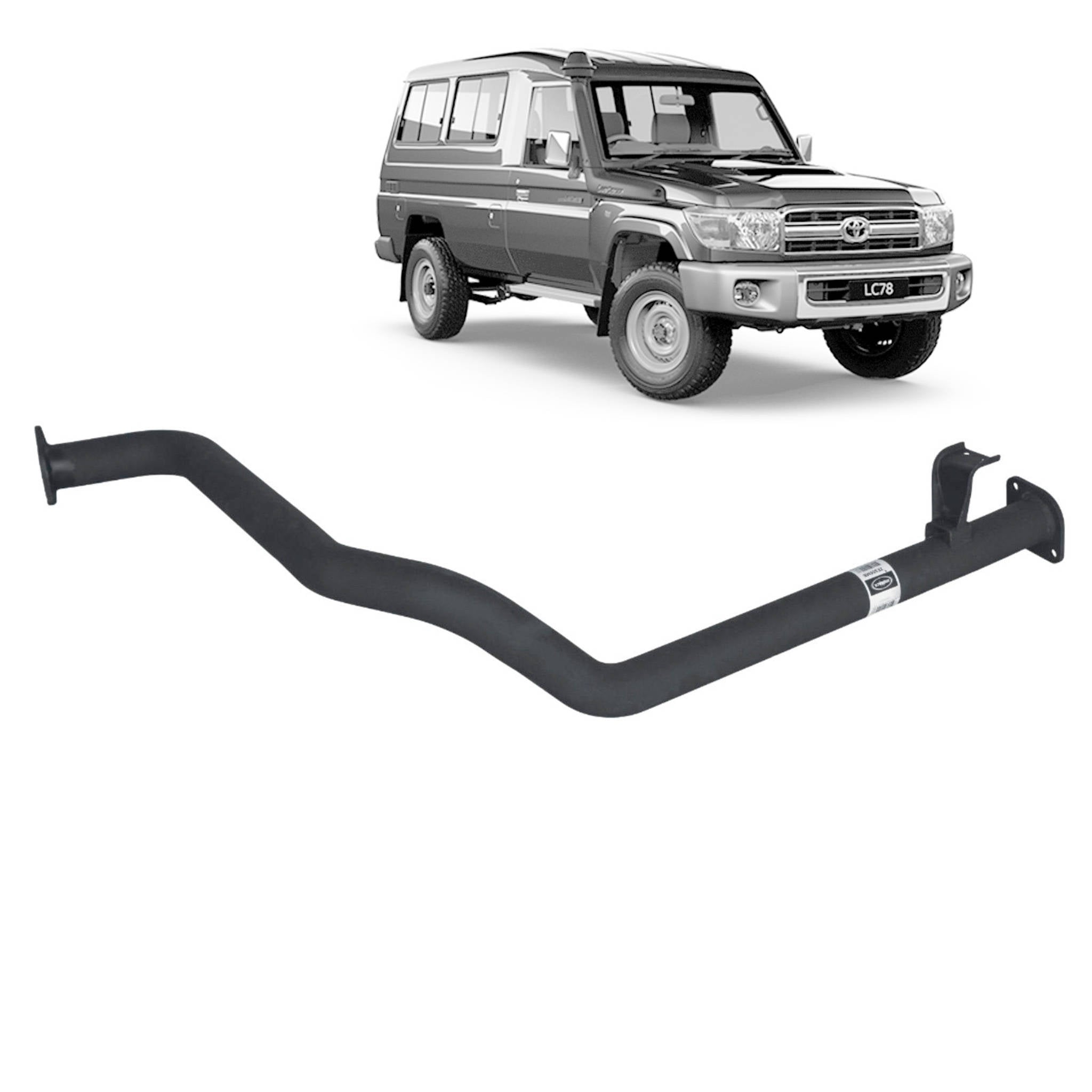 Redback Performance Exhaust System for Toyota Landcruiser 75/78 Series 4.2L 1HZ - Performance Exhaust System