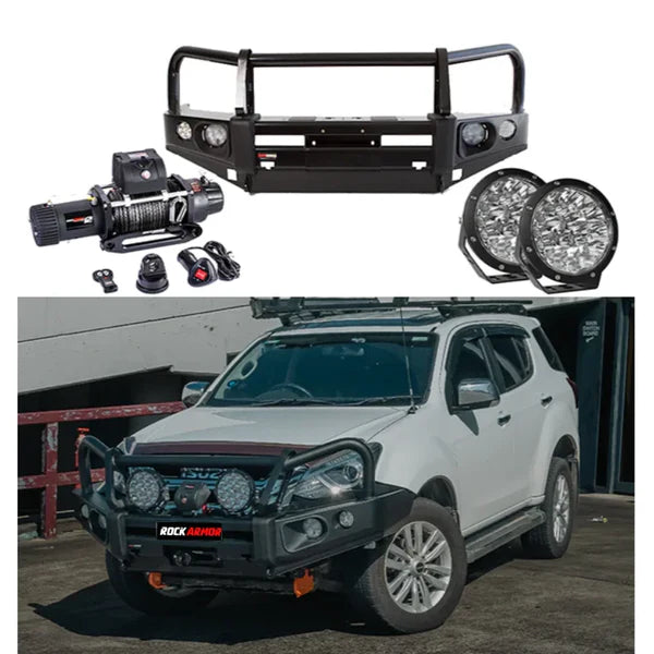 Rockarmor Elite Bullbar Frontal Combo To Suit Isuzu Mu-X 05/2012 - 07/2021