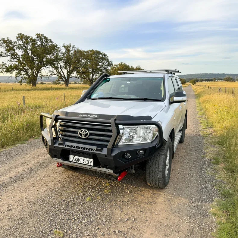 Rockarmor Gt Hoop Steel Bullbar Combo Package - Toyota 200 07-15+ (Full Bar Replacement) - Winch Bar