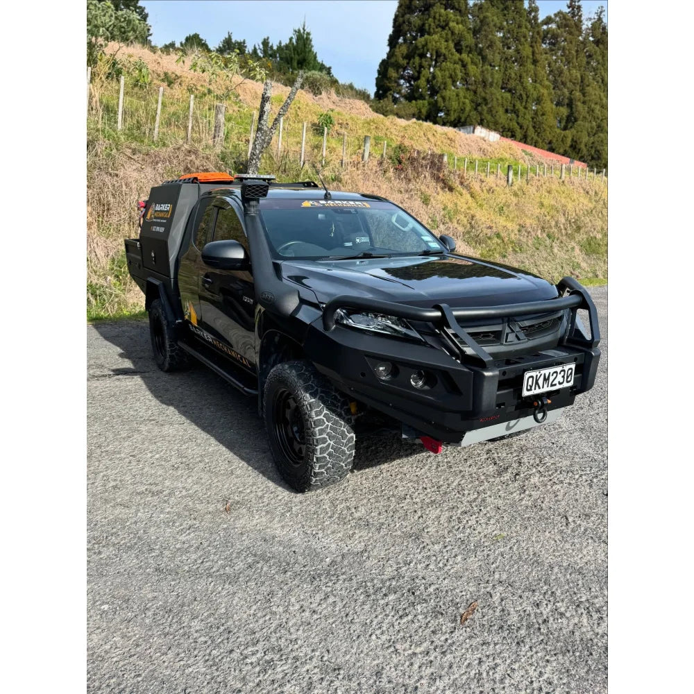 Rockarmor Gt Hoop Steel Bullbar - Mitsubishi Triton Mr 12/2018 - 02/2024 (Full Bar Replacement) - Winch Bar