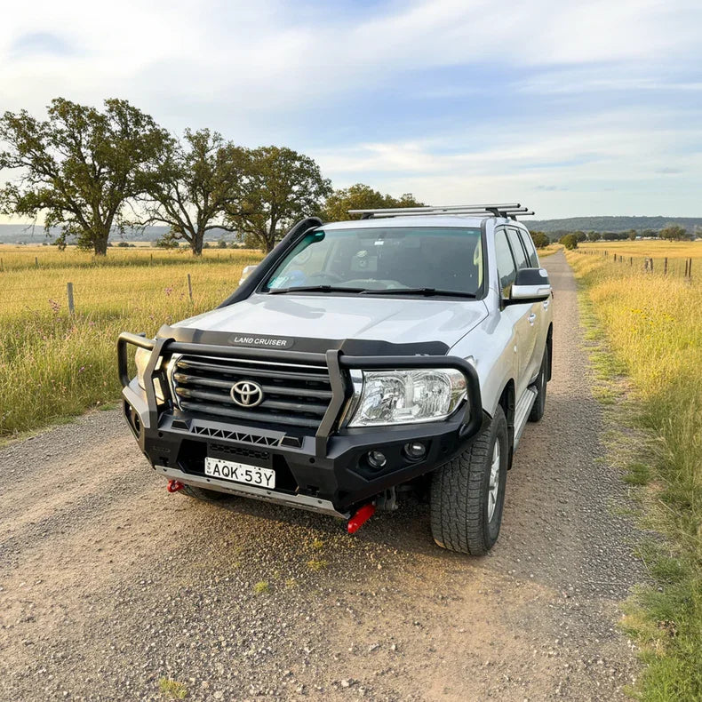 Rockarmor Gt Hoop Steel Bullbar - Toyota 200 07-15+ (Full Bar Replacement) - Winch Bar