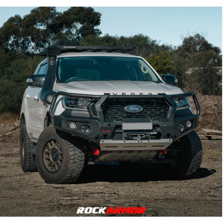 Rockarmor Gt Hoopless Steel Bullbar Combo Ford Everest Ua1 & Ua2 2015-2022 - Winch Bar