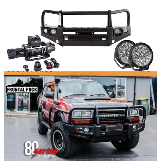Rockarmor Premium Bullbar Frontal Combo To Suit Toyota Landcruiser 80 1990-1997