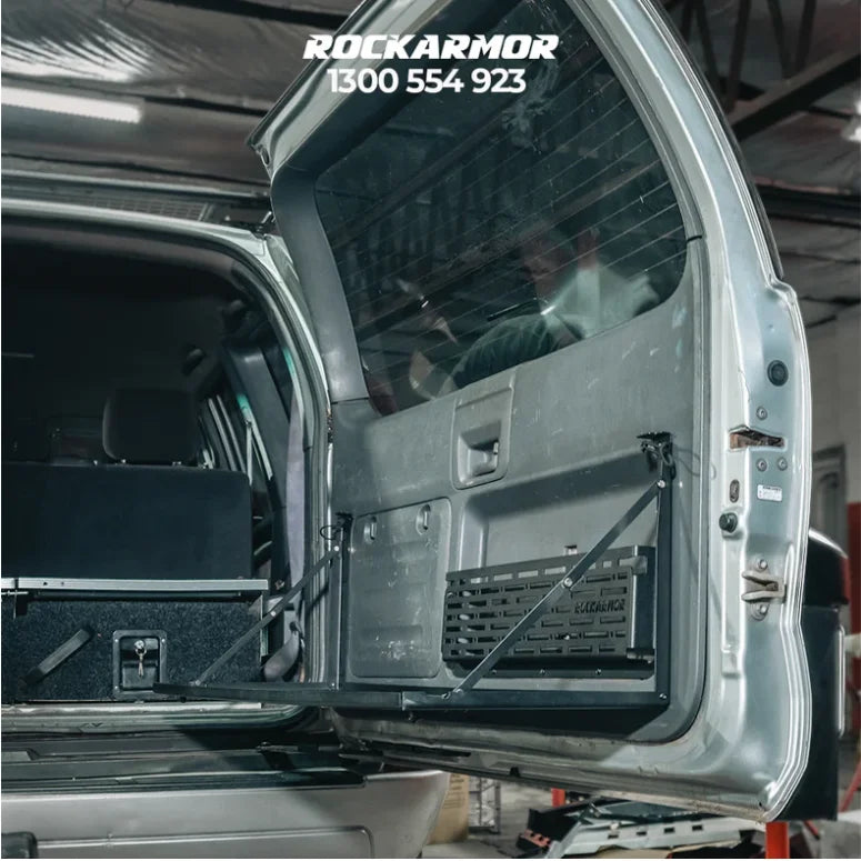 Rockarmor Rear Folding Table And Pantry To Suit Prado 120 - Rear Table