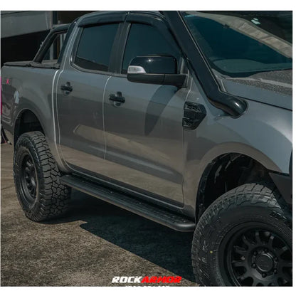 Rockarmor Steel Rockslider Side Steps To Suit Ford Ranger Px1,2,3 Dual Cab/Extra Cab 2012-2022