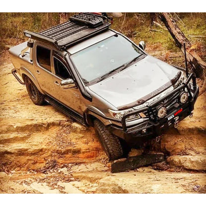 Rockarmor Steel Rockslider Side Steps To Suit Toyota Hilux N70 2005-2015