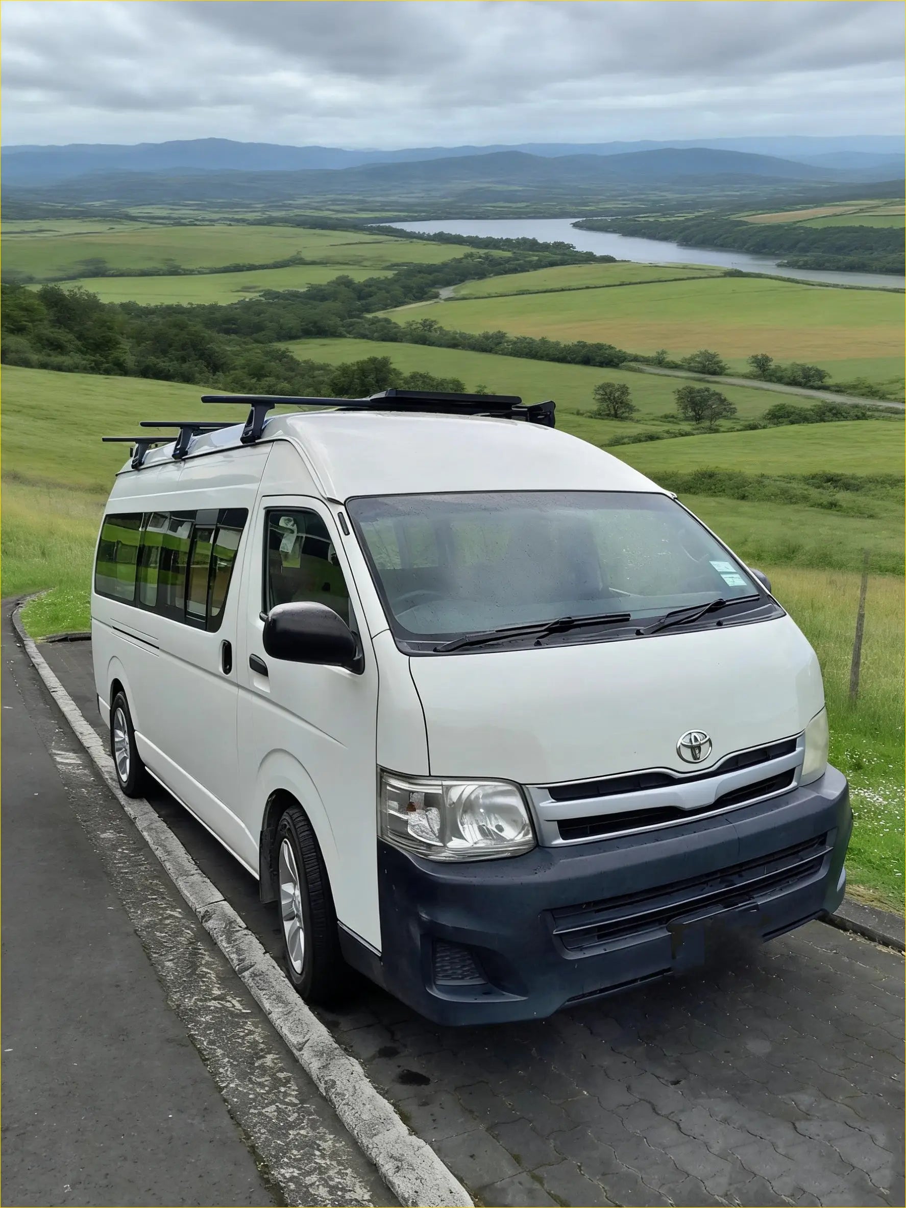 Roof Rack-3 Piece Set Heavy Duty for Toyota Hiace 2005-2019 Wide Body - Rack