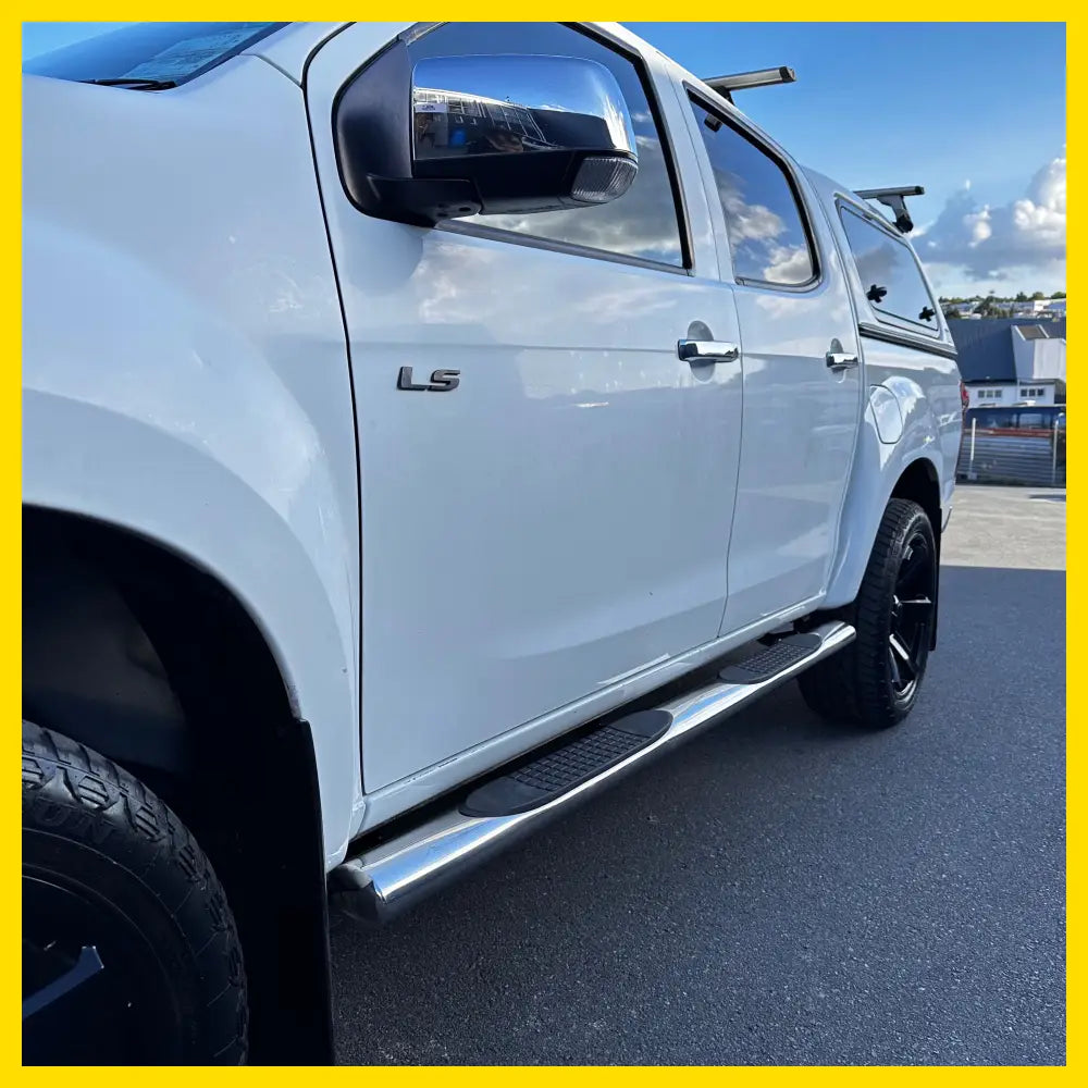 Running Board 4 inch Oval Tube Stainless Steel Hilux Vigo 2005-2015