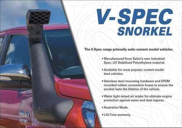 Safari V-Spec Snorkel To Suit Jeep Wrangler JL 2017+ - Snorkel