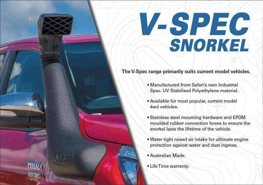 Safari V-Spec Snorkel to suit Toyota Landcruiser 80 Series - Snorkel