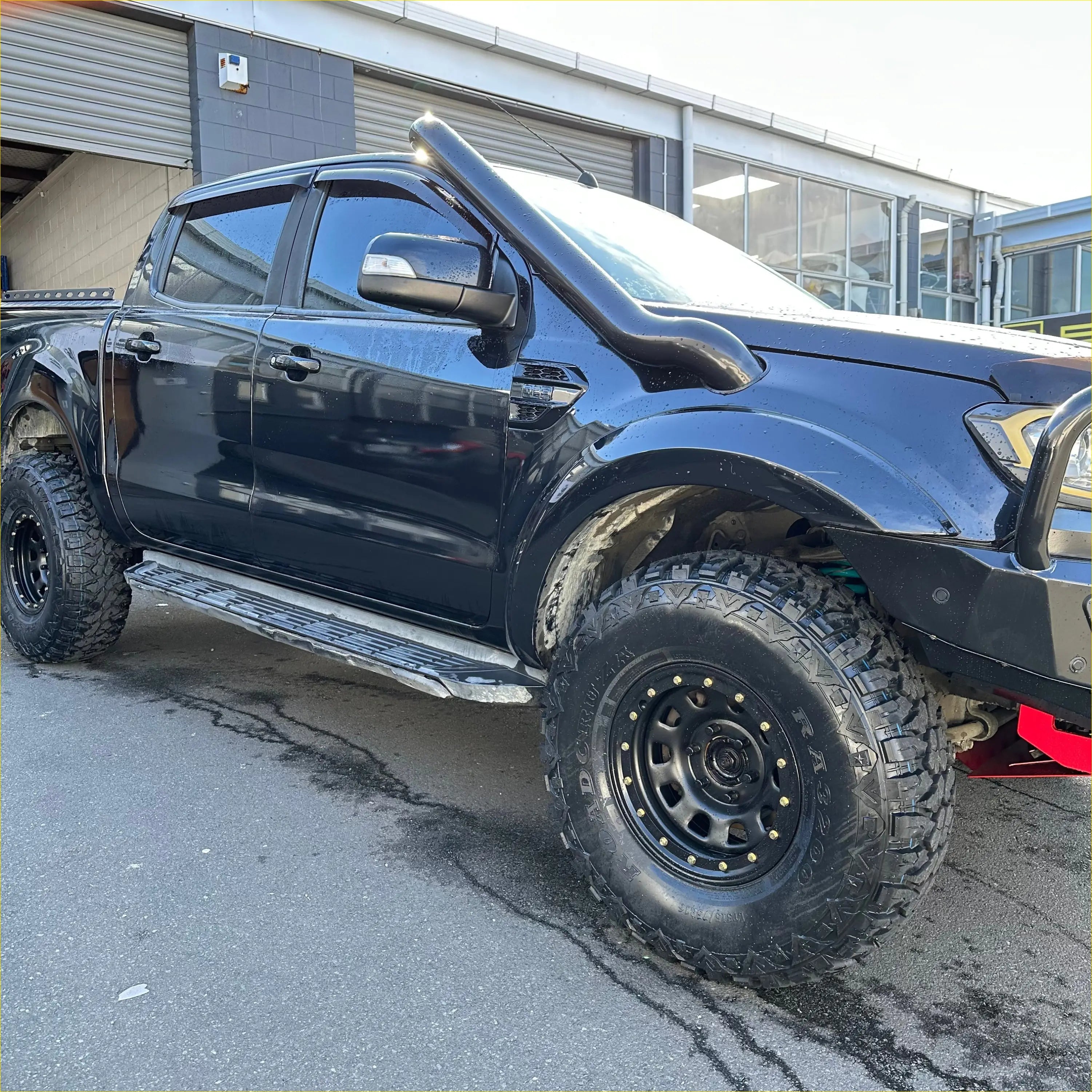 Snorkel Ford Ranger PX2 PX3 2016-2021 Black Stainless Steel