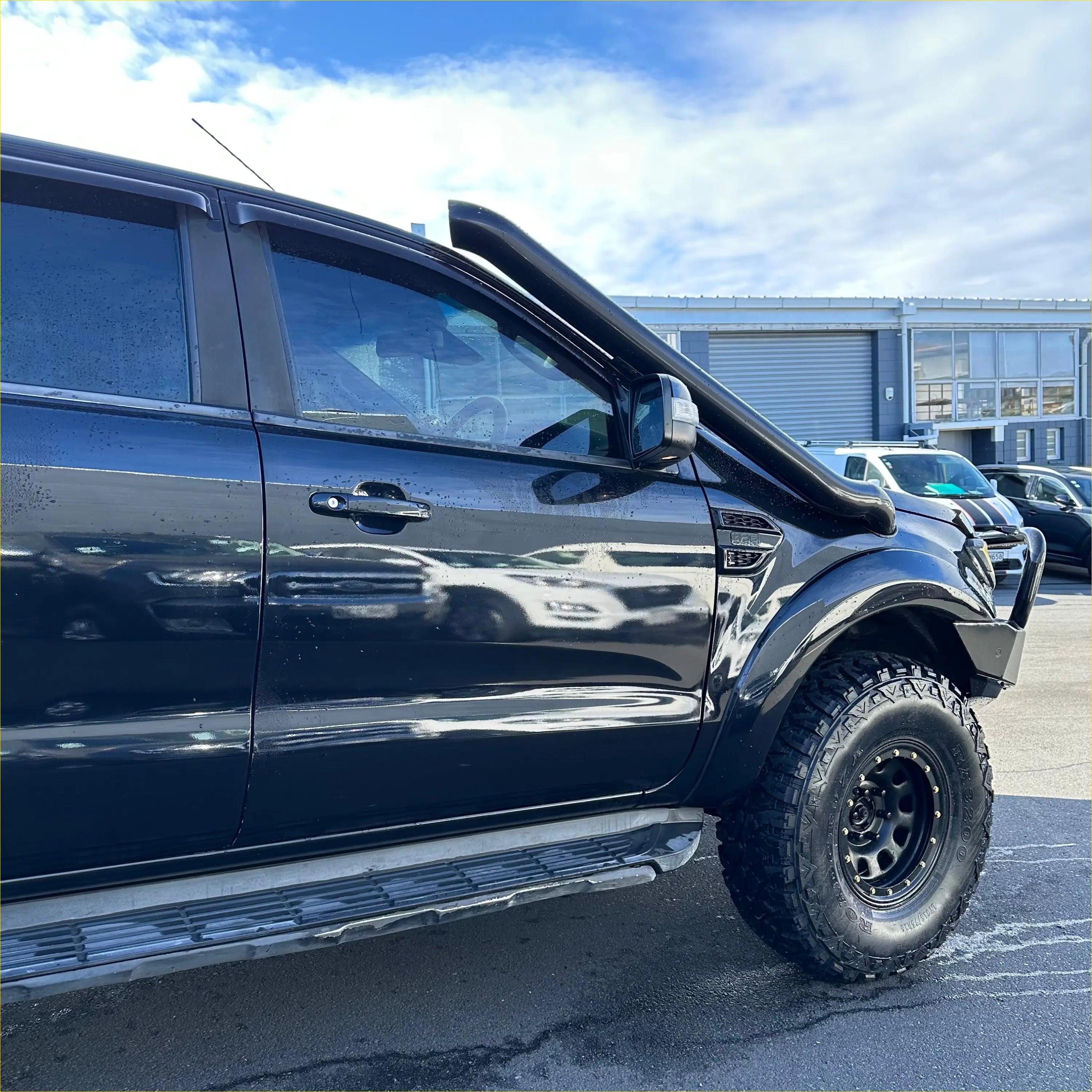 Snorkel Ford Ranger PX2 PX3 2016-2021 Black Stainless Steel