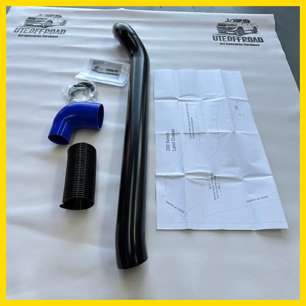 Snorkel Toyota Land Cruiser 200 Series 2017-2022 Black Stainless Steel