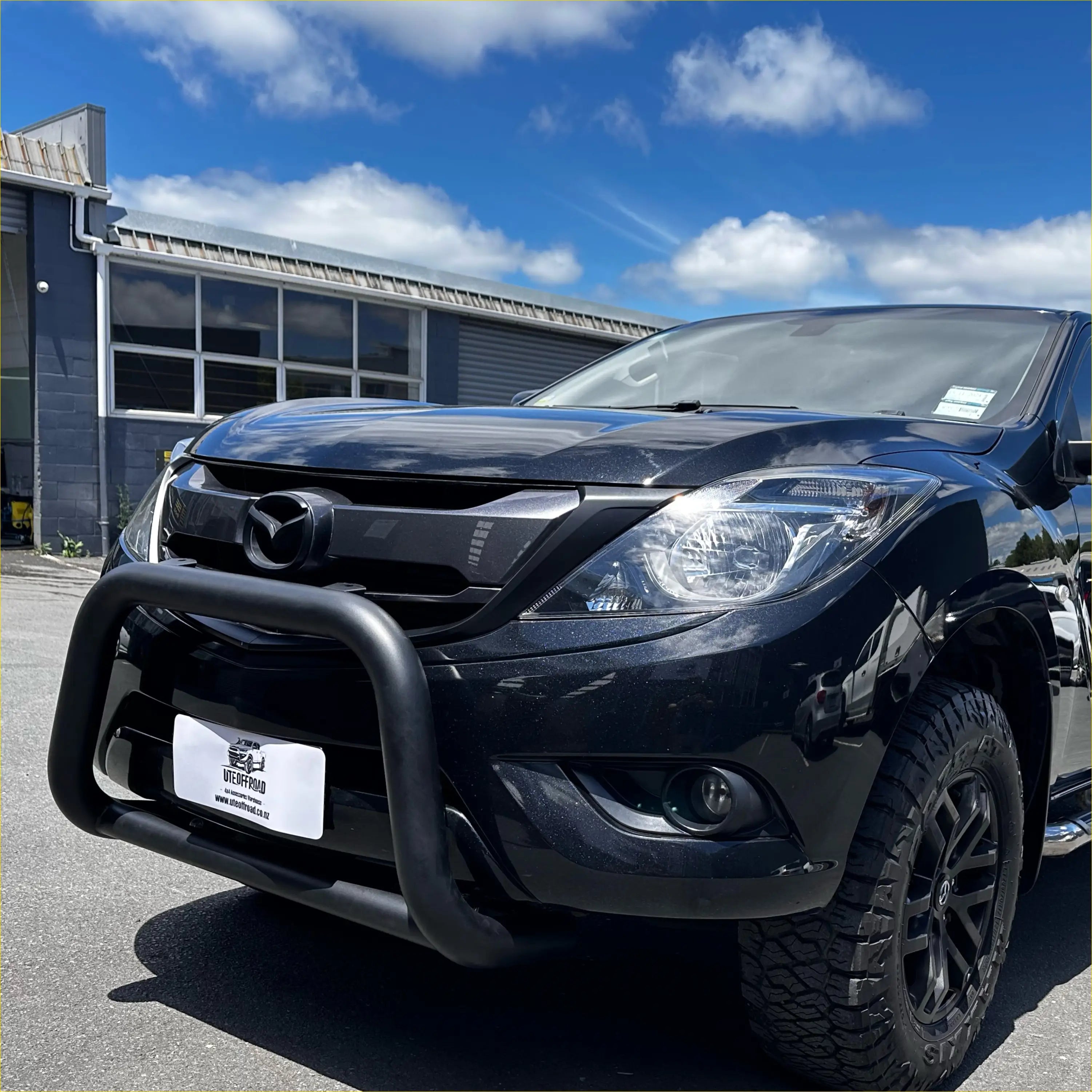 Stainless Steel Nudge Bar Mazda BT-50 2012-2020 Matte Black