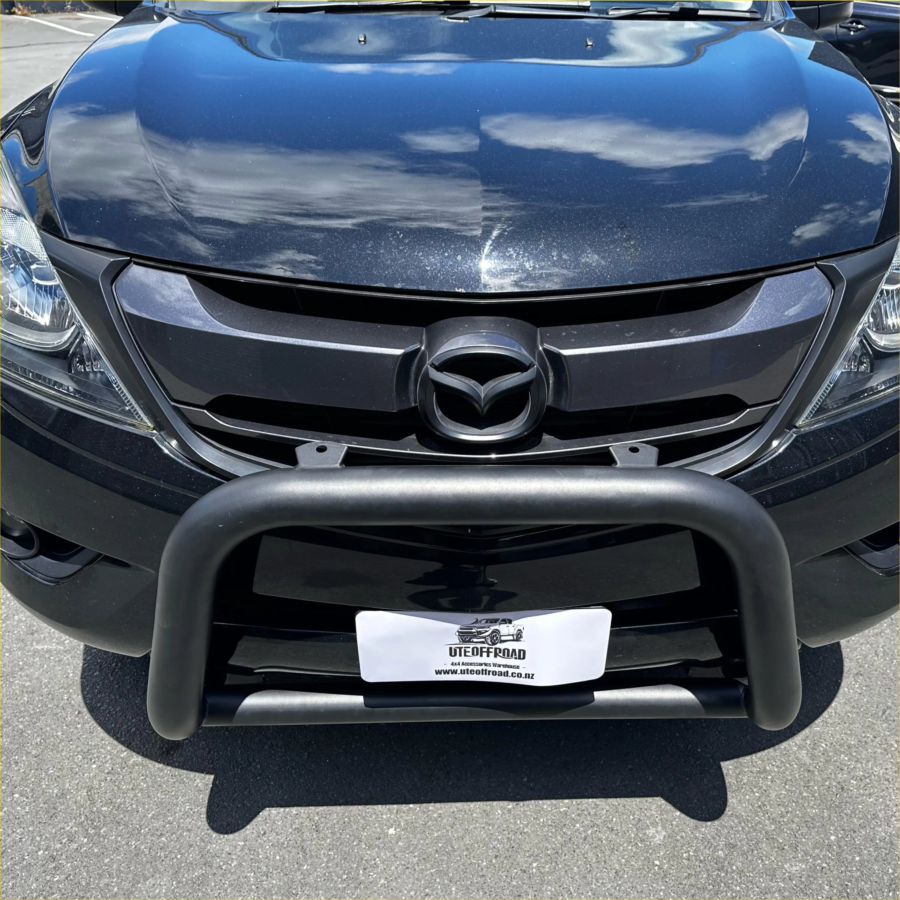 Stainless Steel Nudge Bar Mazda BT-50 2012-2020 Matte Black